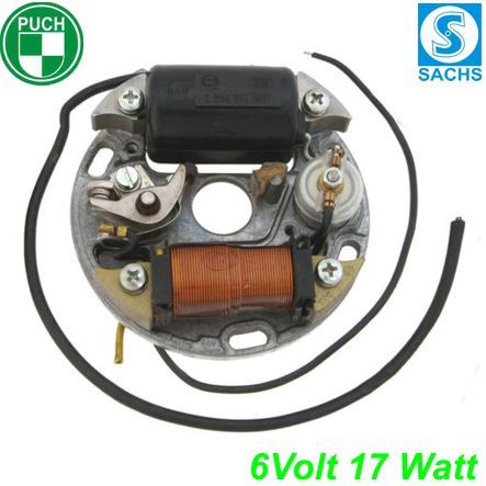 Zündankerplatte Zündplatte Ø 90 mm Puch Maxi Sachs 6V 17W re/li